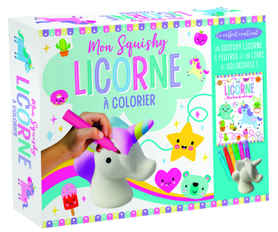 Picture of MON SQUISHY À COLORIER - LICORNES NE