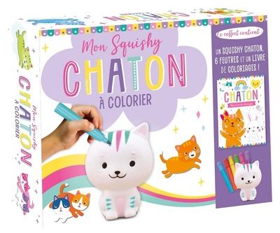 Picture of MON SQUISHY À COLORIER - CHATON
