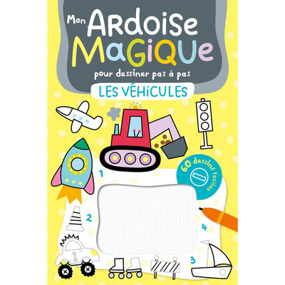 Picture of Mon ardoise magique pour dessiner pas à pas - Véhicules - 60 dessins faciles