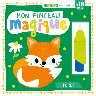Picture of LIVRE ACCORDEON - MON PINCEAU MAGIQUE - FORÊT
