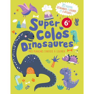 Picture of Mes planches d'artiste à colorier - dinosaures
