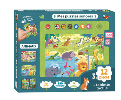 Picture of MES PUZZLES SONORES - LES ANIMAUX
