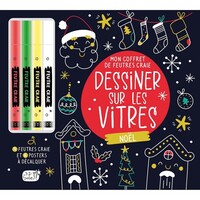Picture of Mon coffret de feutres craie - Noël - Dessiner sur les vitres