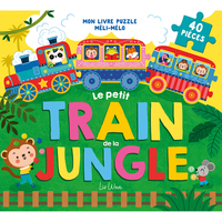 Picture of Mon livre puzzle méli-mélo - le petit train de la jungle