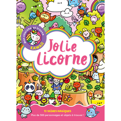 Picture of Mon cherche et trouve Kawaii - Jolie licorne