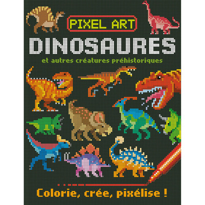 Picture of Pixel art - dinosaures