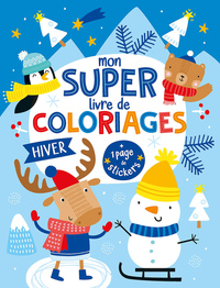 Picture of MON SUPER LIVRE DE COLORIAGES - HIVER
