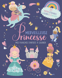 Picture of MES PLANCHES D'ARTISTE À COLORIER - MERVEILLEUSES PRINCESSES