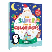 Picture of Mon super livre de coloriages - 125 coloriages - noël pingouin renne