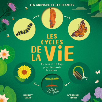 Image de Les cycles de la vie - animaux et plantes - 8 roues et 18 flaps