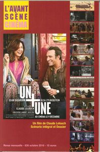 Image de L'Avant-Scene Cinema N°636 Un + Une De C. Lelouch Octobre 2016