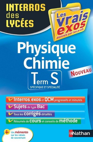 Picture of Interros des lycées Physique - Chimie Term S