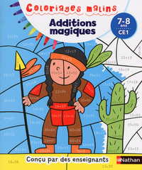 Image de Additions magiques CE1 7/8 ans - Coloriages malins
