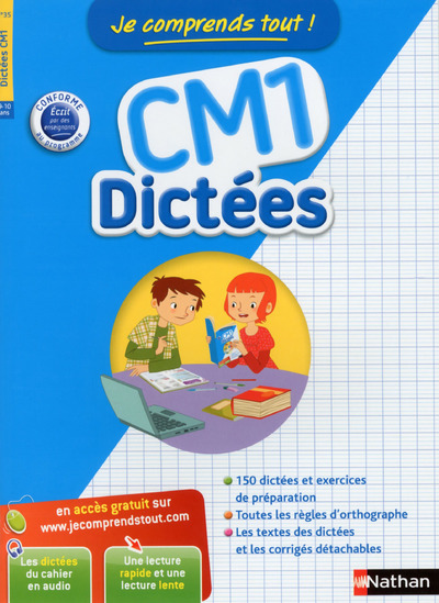 Image de Je comprends tout ! Dictées CM1