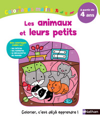 Picture of Coloriages malins les animaux et leurs petits à partir de 4 ans