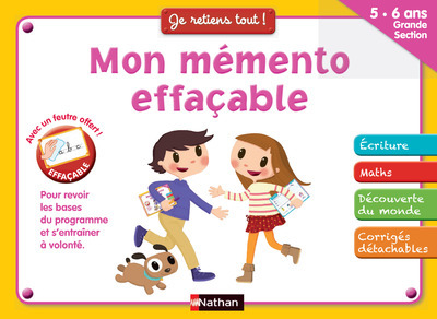 Image de Je retiens tous ! Mon mémento effaçable - 5-6 ans Grande section