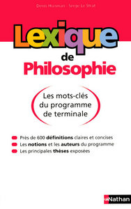 Image de LEXIQUE DE PHILOSOPHIE - PETITES REFERENCES