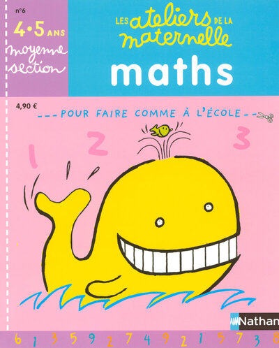 Image de FNAC ATELIERS MATERNELLE MATHS MOYENNE SECTION 4-5 ANS