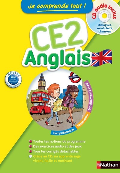 Image de Je comprends tout ! Anglais CE2 8-9 ans CD audio inclus