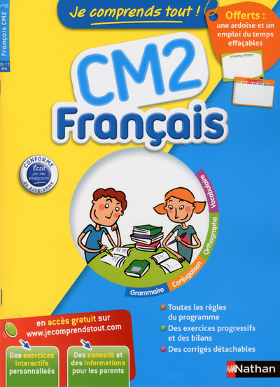Image de Je comprends tout ! Français CM2 - N°10 -10-11 ANS