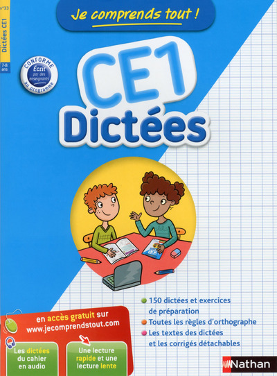 Image de Je comprends tout ! Dictées CE1
