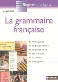 Picture of LA GRAMMAIRE FRANCAISE - REPERES PRATIQUES N01