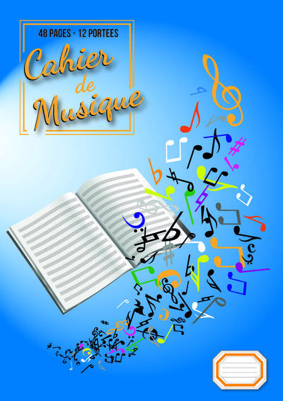 Picture of Cahier de musique 12 portées