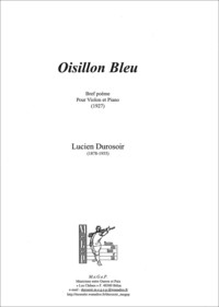 Image de Oisillon bleu bref poème pour violon et piano