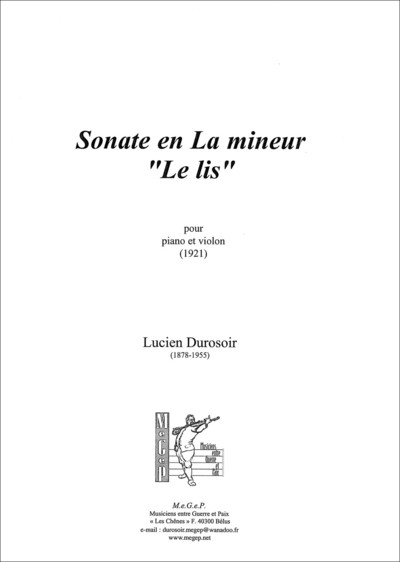 Image de Sonate en la mineur « Le Lis »
