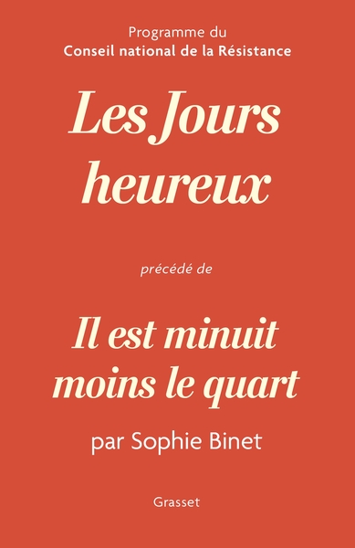 Picture of Les jours heureux, programme du Conseil National de la Résistance