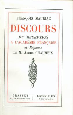 Picture of Discours de réception à l'Académie française