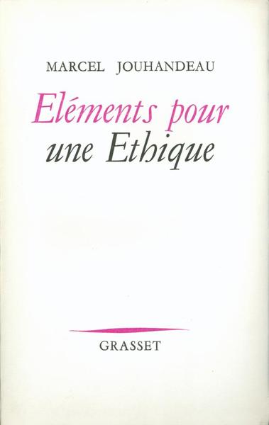 Picture of Éléments pour un éthique
