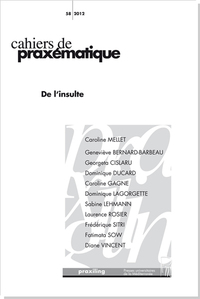 Picture of Cahiers de praxématique n° 58