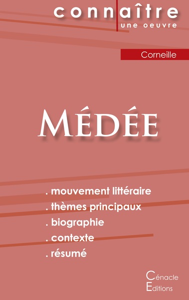 Picture of Fiche de lecture Médée de Corneille (Analyse littéraire de référence et résumé complet)