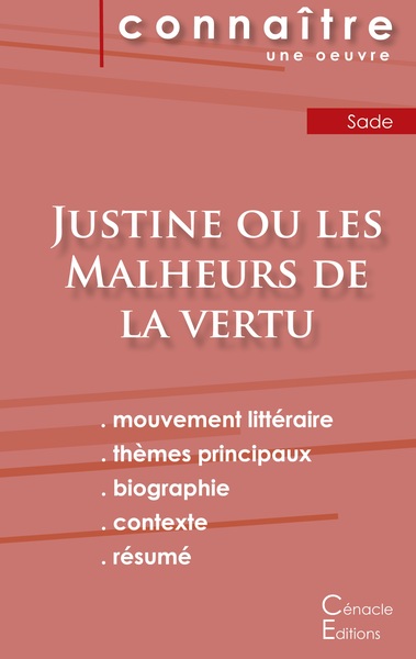 Picture of Fiche de lecture Justine ou les Malheurs de la vertu (Analyse littéraire de référence et résumé complet)