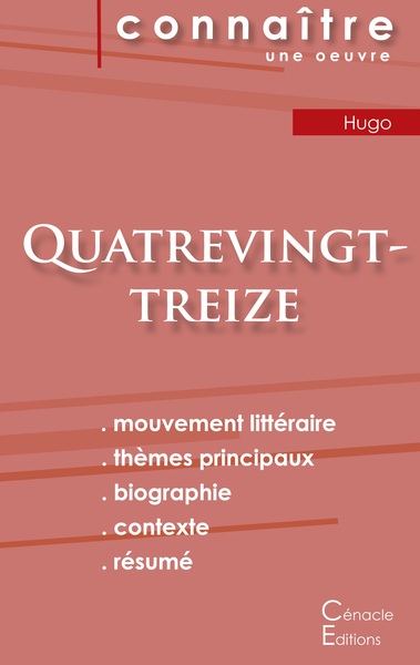 Picture of Fiche de lecture Quatrevingt-treize de Victor Hugo (Analyse littéraire de référence et résumé complet)