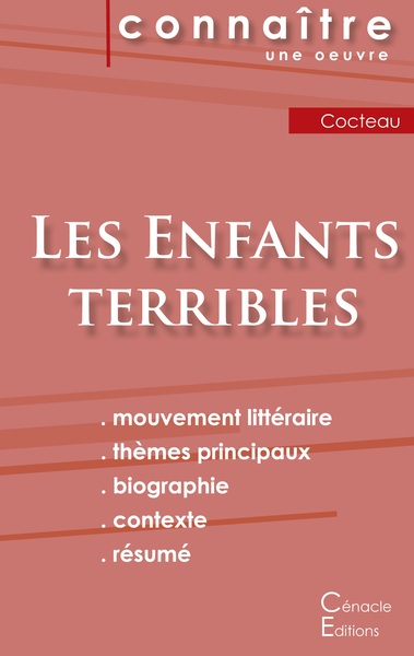 Picture of Fiche de lecture Les Enfants terribles de Jean Cocteau (Analyse littéraire de référence et résumé complet)