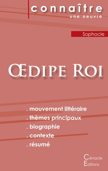 Picture of Fiche de lecture oedipe Roi de Sophocle (Analyse littéraire de référence et résumé complet)