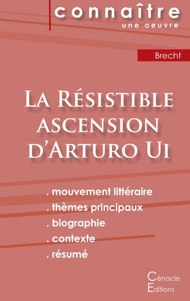 Picture of Fiche de lecture La Résistible ascension d'Arturo Ui de Bertolt Brecht (Analyse littéraire de référence et résumé complet)