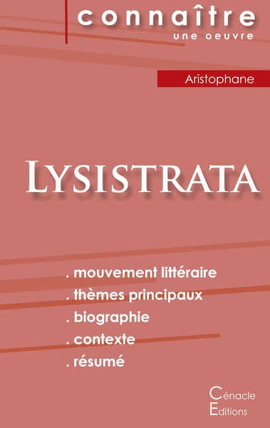 Picture of Fiche de lecture Lysistrata (Analyse littéraire de référence et résumé complet)