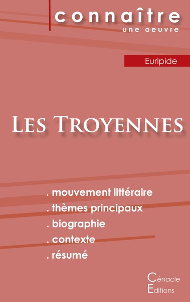 Picture of Fiche de lecture Les Troyennes de Euripide (Analyse littéraire de référence et résumé complet)