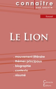 Picture of Fiche de lecture Le Lion de Joseph Kessel (Analyse littéraire de référence et résumé complet)