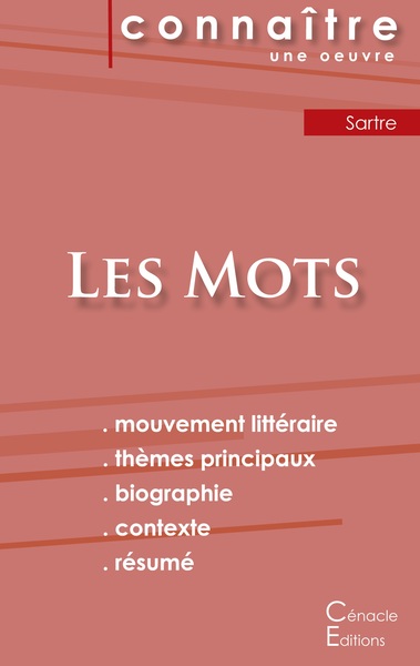 Picture of Fiche de lecture Les Mots de Jean-Paul Sartre (Analyse littéraire de référence et résumé complet)