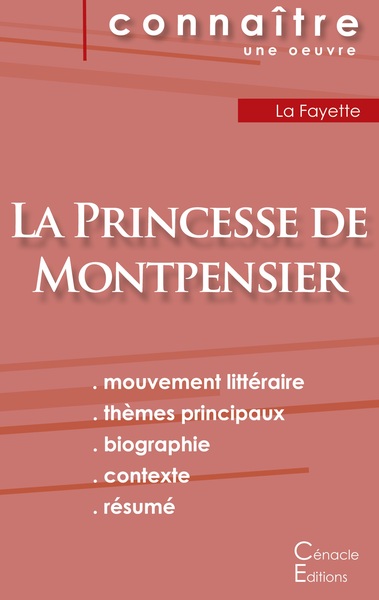 Picture of Fiche de lecture La Princesse de Montpensier de Madame de La Fayette (Analyse littéraire de référence et résumé complet)