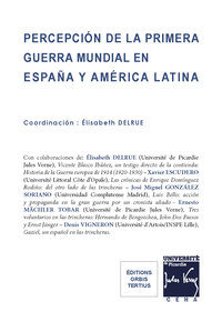 Picture of Percepción de la primera guerra mundial en España y en América latina