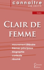 Picture of Fiche de lecture Clair de femme de Romain Gary
