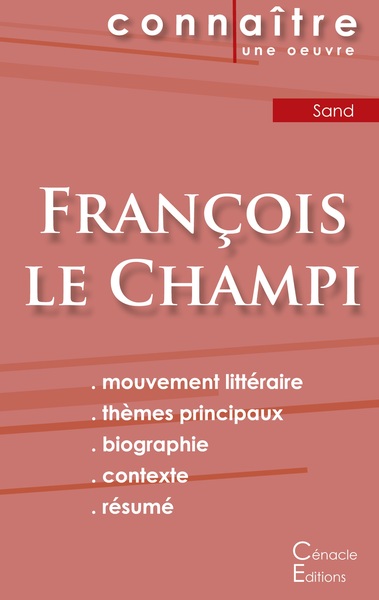 Picture of Fiche de lecture François le Champi de George Sand (Analyse littéraire de référence et résumé complet)