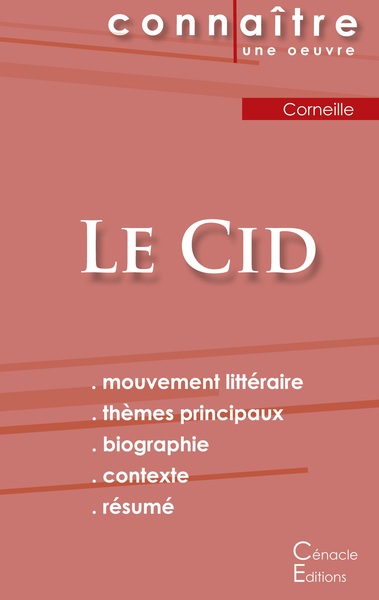 Picture of Fiche de lecture Le Cid de Corneille (Analyse littéraire de référence et résumé complet)