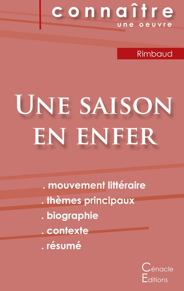 Picture of Fiche de lecture Une saison en enfer de Arthur Rimbaud (analyse littéraire de référence et résumé complet)