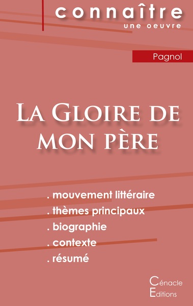 Picture of Fiche de lecture La Gloire de mon père de Marcel Pagnol (analyse littéraire de référence et résumé complet)